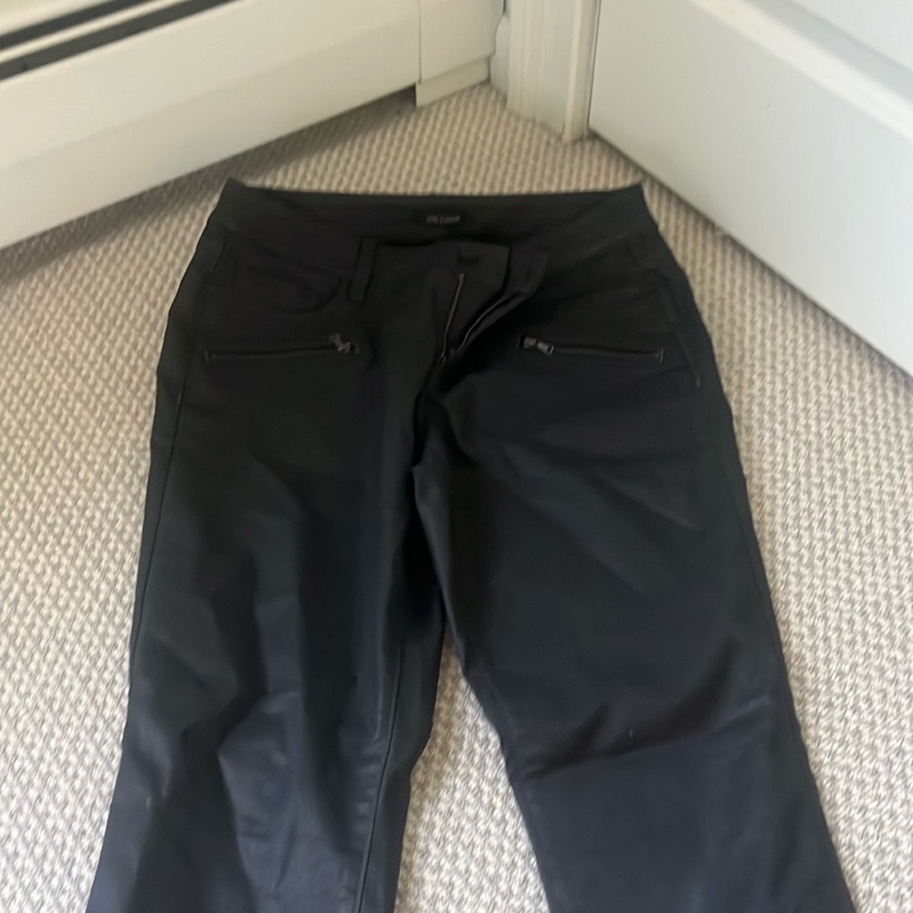 Ann Taylor coated jeans